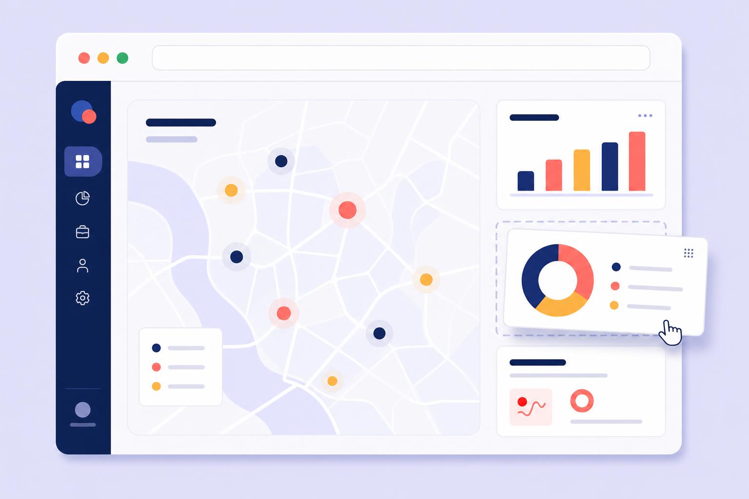 Custom dashboard built around a portfolio's own KPIs